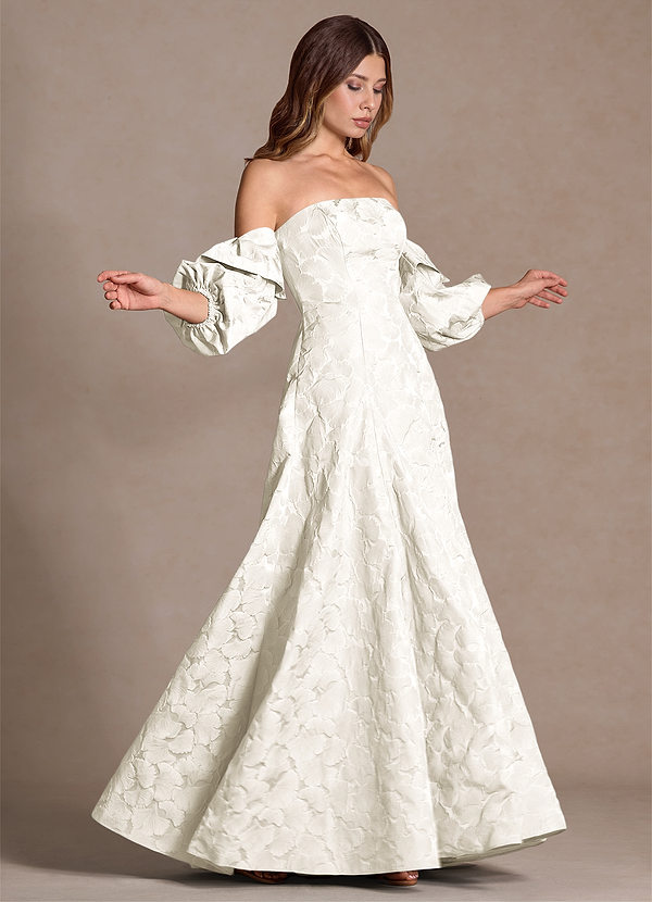 Maxi jurk Kerensa Franse Witte image1