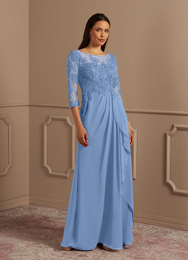 Steel Blue Mother Of The Bride Dresses | Azazie