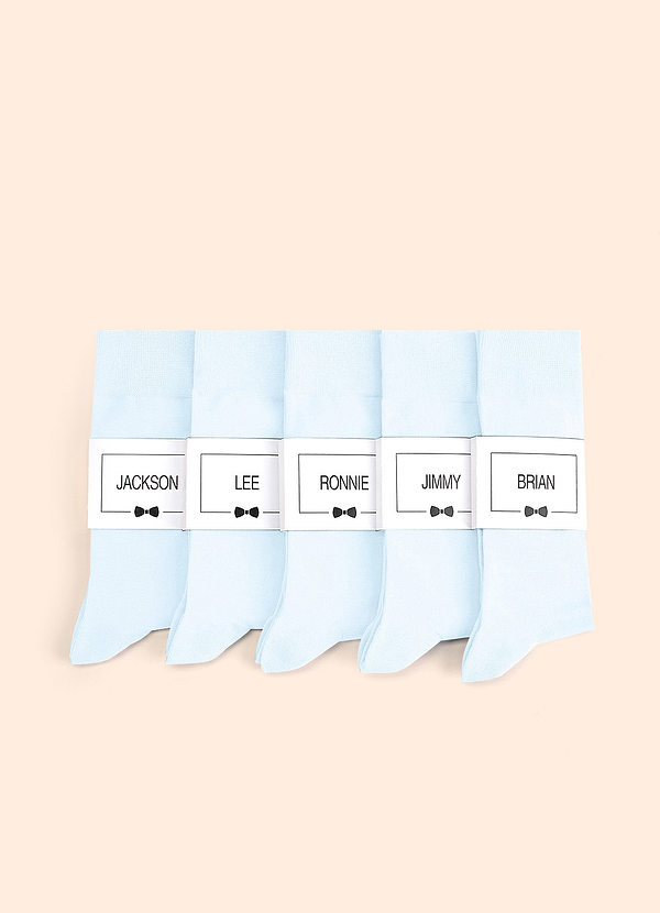 front Calcetines De Vestir Para Hombre De Colores A Juego Con Etiqueta Personalizada