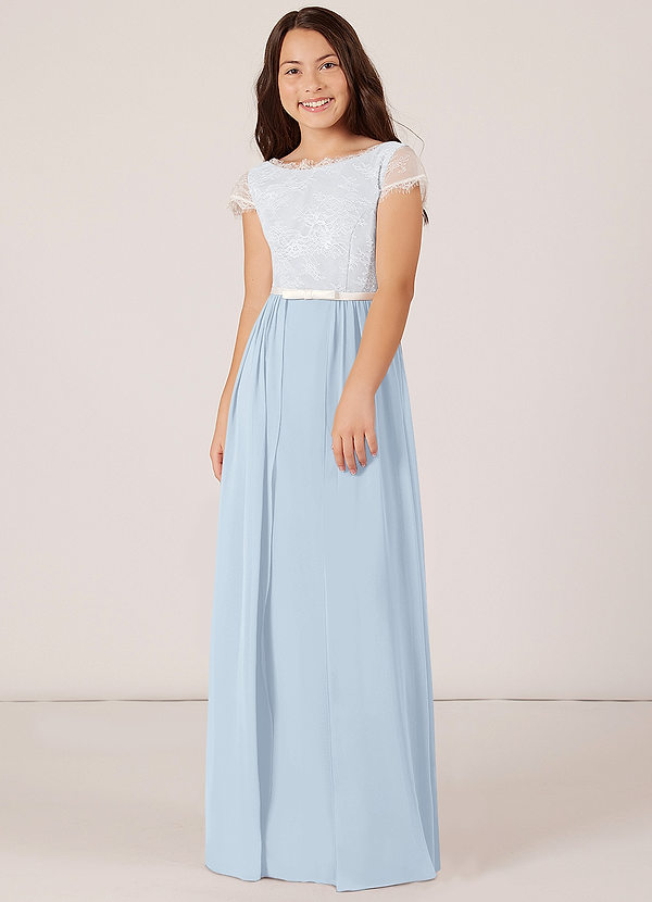 Mist Azazie Laye JBD Junior Bridesmaid Dresses Azazie