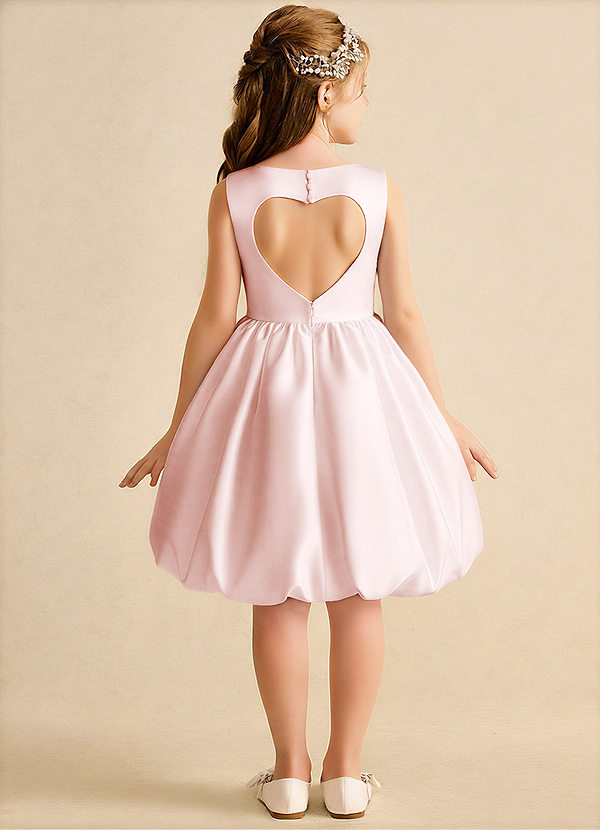 Azazie Nirvana Klänningar för brudeflicka Klä Balklänning i Matt satäng Rynkad image1