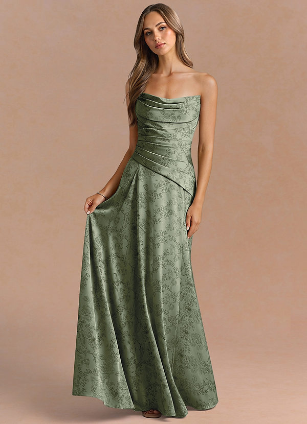 Gabriela Sage Blue Maxi Dress image1