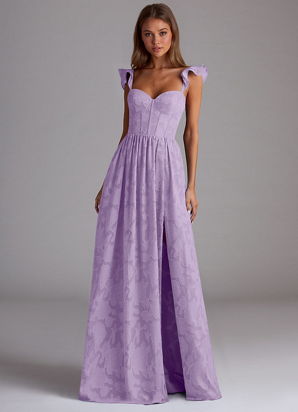 Sorina Lilac A Line Prom Dress image1