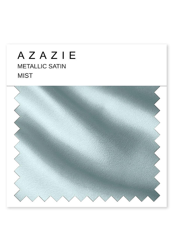 front Échantillon satiné métallisé Azazie