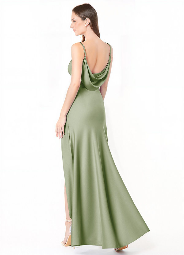 Robe Longue Sauge Poussiéreuse Alaija image1