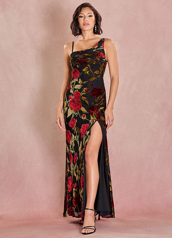 Gloria Black Multi Gown image1