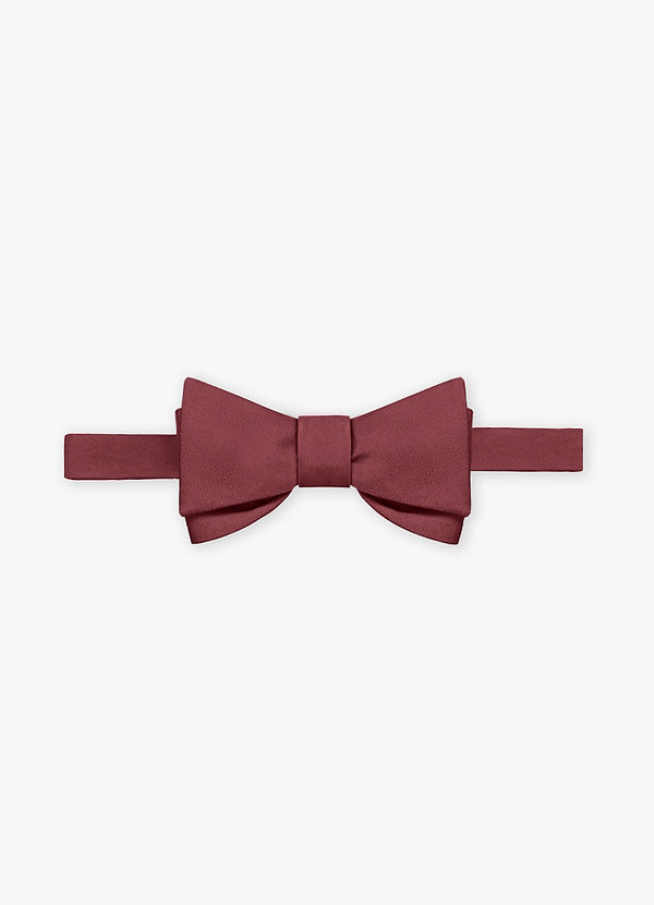 front Stretch Satin Bow Tie