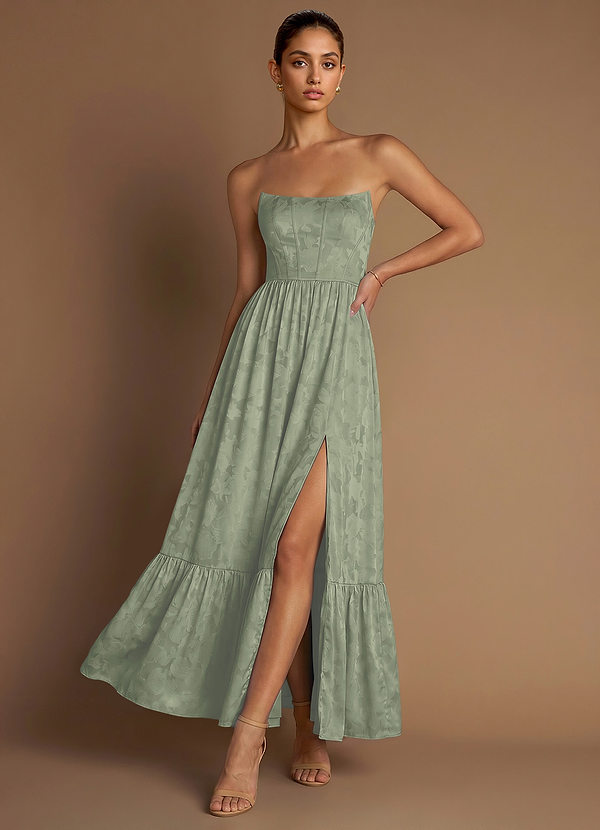 Peryn Agave Green Maxi Dress image1