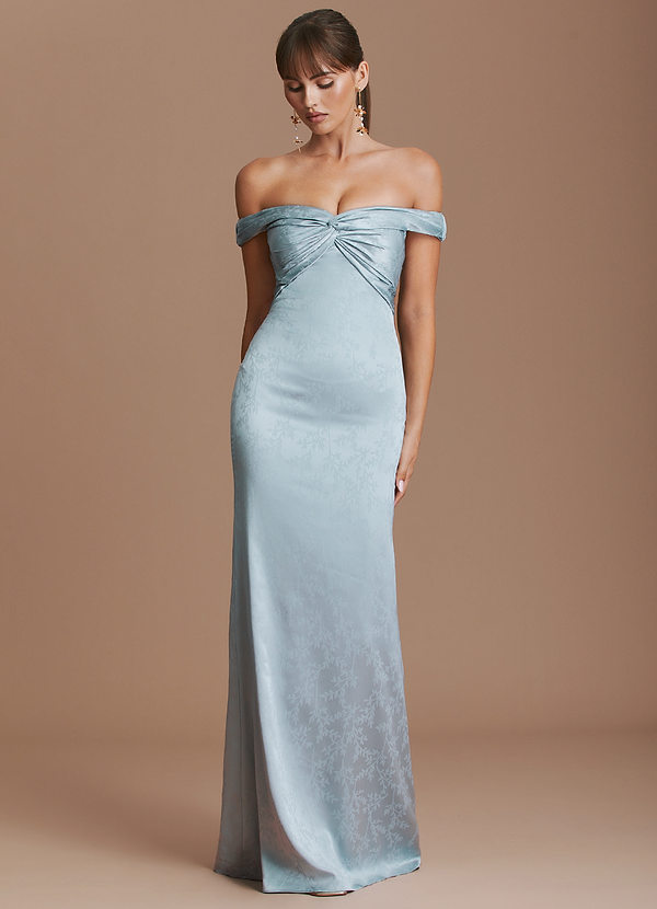 Robe Maxi Brume Bleue Amrin image1