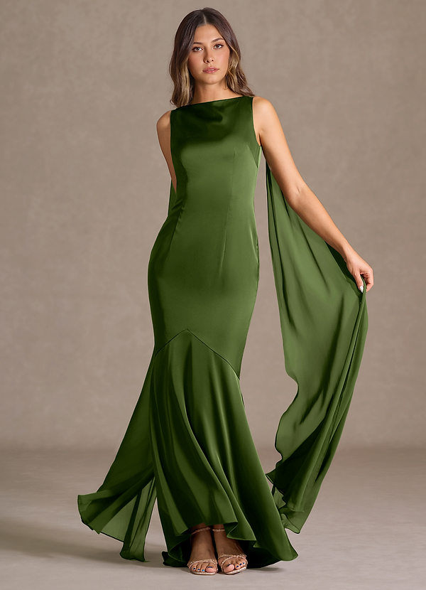 Wynne Olive Green Maxi Dress image1