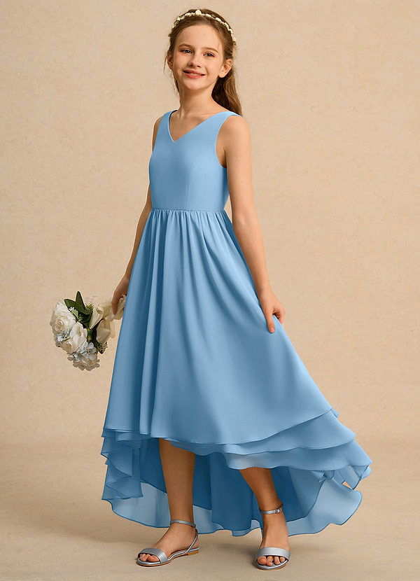 Azazie Kitten Junior Formal Klänningar för brudeflicka Klä A-Line i Chiffong image1