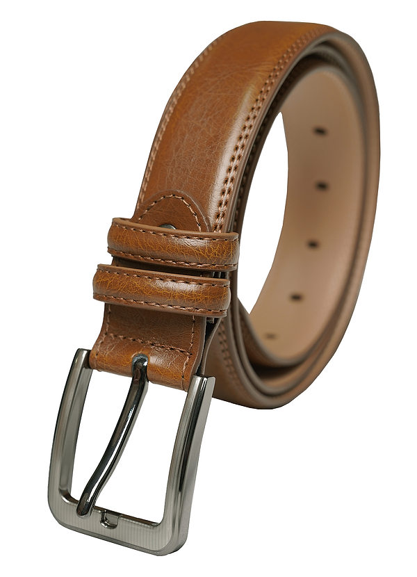 front Cintura in vera pelle da uomo