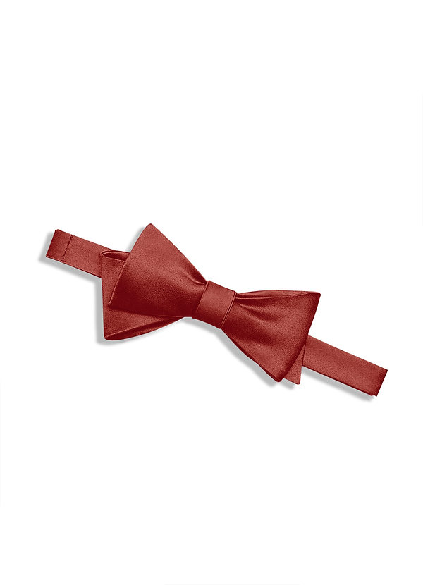 front Matte Satin Bow Tie