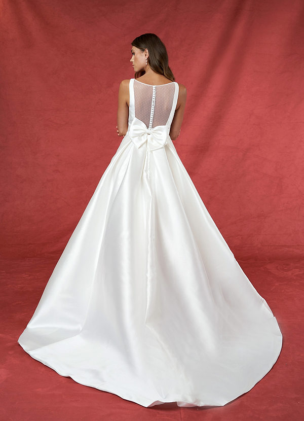 back Azazie Palma Wedding Dress