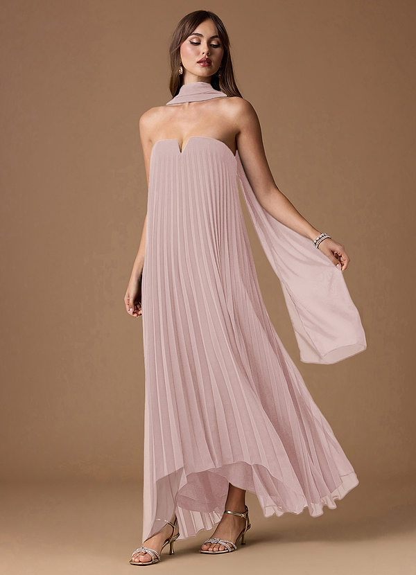 achanti pleated maxi dress pink azalea Petal & Pup Women's Achanti Pleated Maxi Dress, Pink Azalea