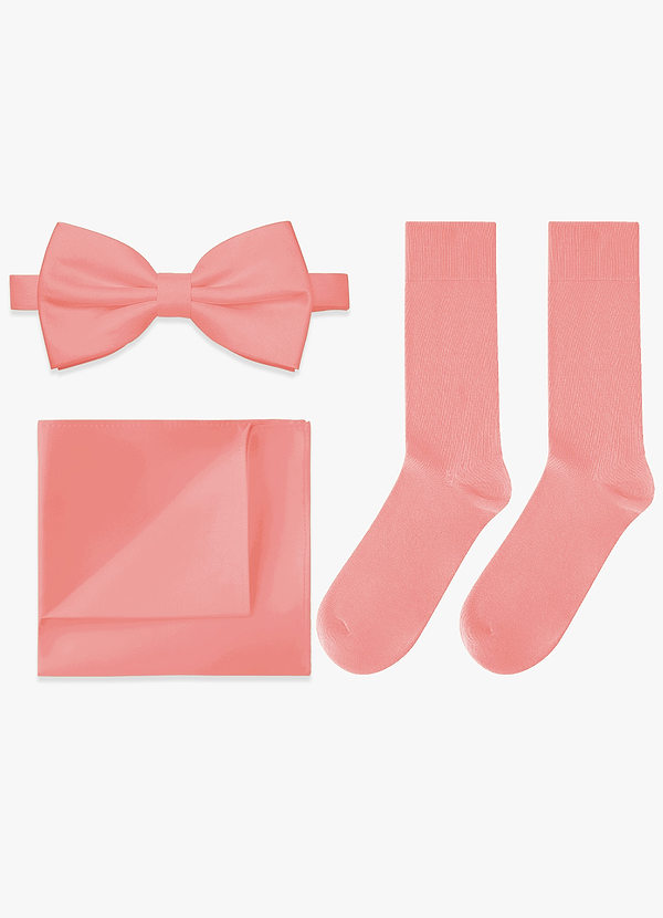front Passendes Set aus Fliege, Einstecktuch und Socken