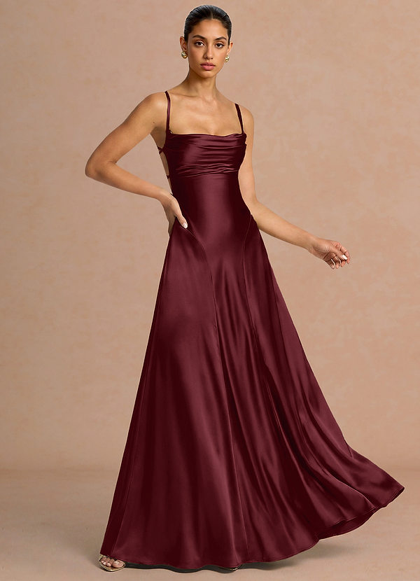 Muirgen Wine Maxi Dress image1
