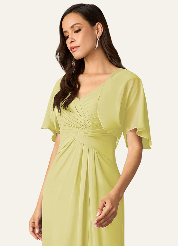 front Azazie Matching Color Salome Chiffon Wrap