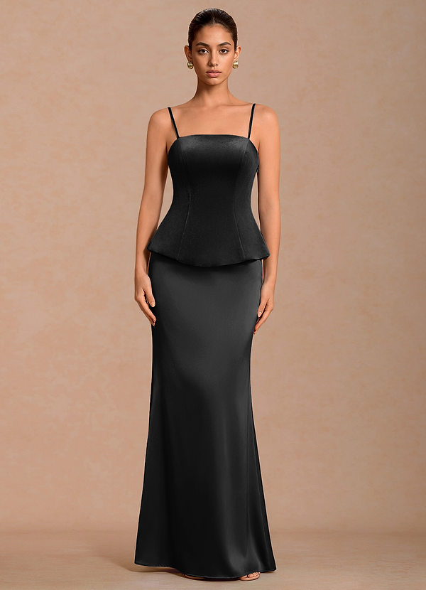Delia Black Maxi Dress image1