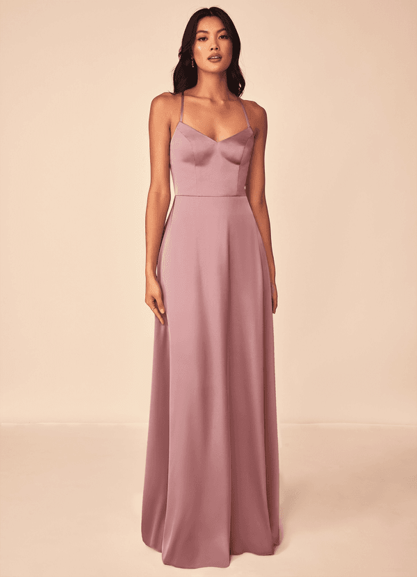 dusty rose bridesmaid dresses azazie Azazie | Bouquets up if you love your bridesmaid dresses in Amethyst and Dusty  Rose!    Double-tap if you love this color combination and then