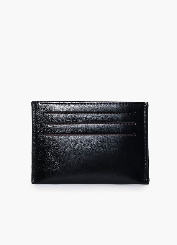 Men's Slim Leather Card Holder Wallet front