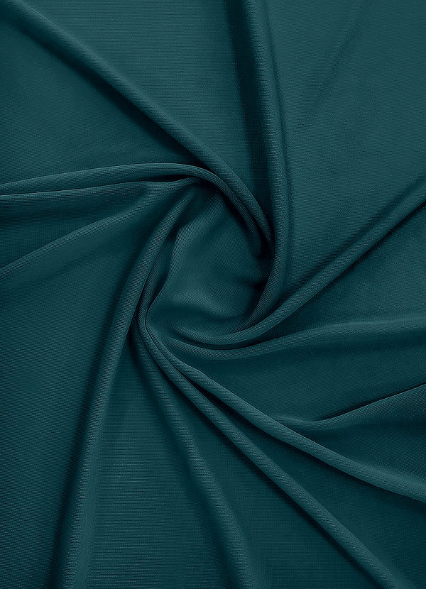 front Azazie Pine Stretch Mesh Fabric By the Yard