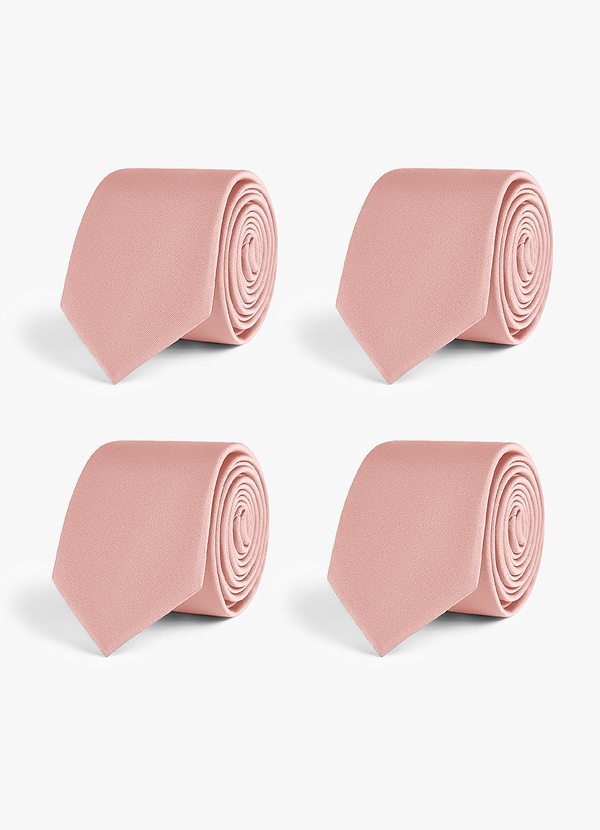 front Stretch Satin Skinny Tie Set – 4 Pieces