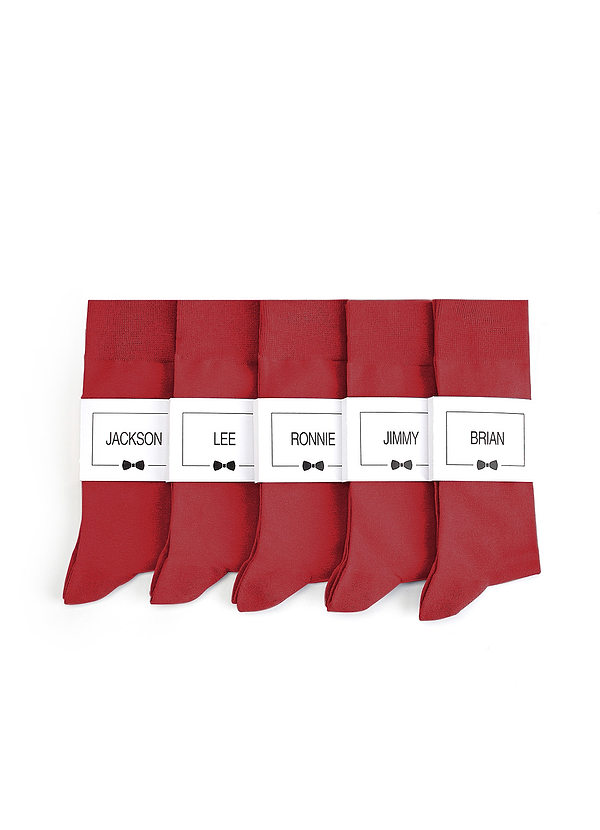 front Herensokken met aangepast label
