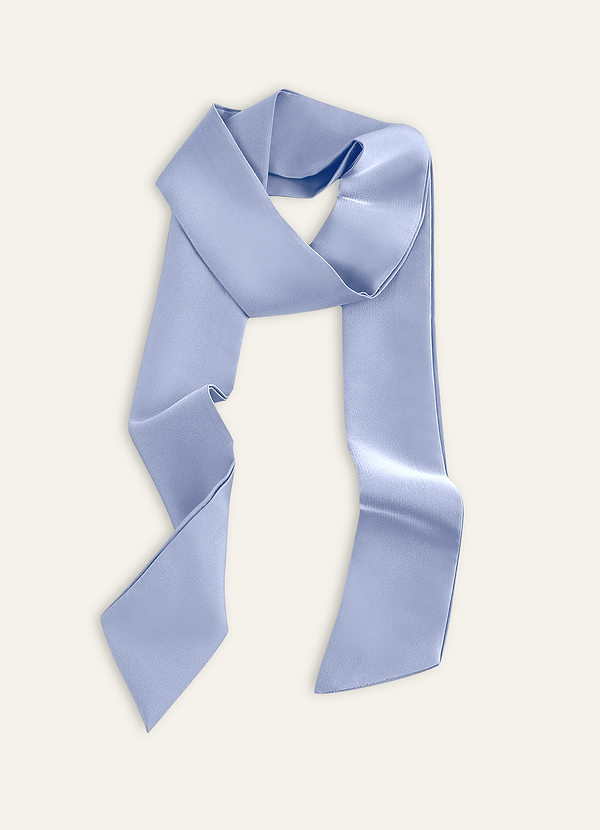 front Haarschal aus Stretch-Satin in passender Farbe