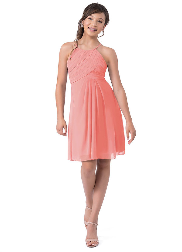 Vestidos De Dama De Honor Junior De Tul A La Altura De Té Negro main image 0