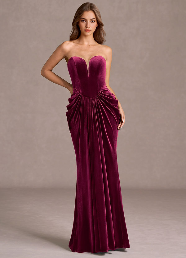 Sylvie Wine Maxi Gown image1