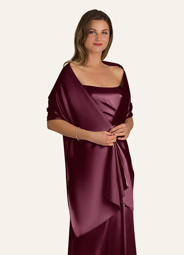 front Azazie Scialle In Raso Metallizzato Irlanda In Colori Coordinati