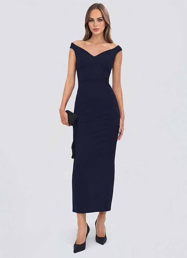 Wynthia Navy Maxi Dress image1