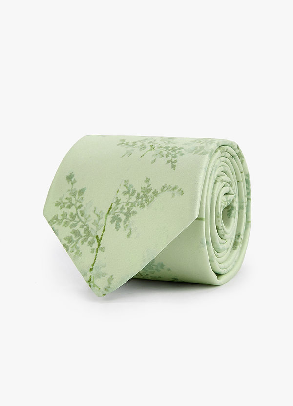 front Corbata ancha de raso mate