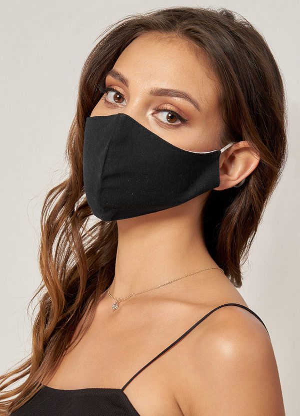 Non Medical Solid Color Cotton Reusable Face Mask Black Face Masks Azazie