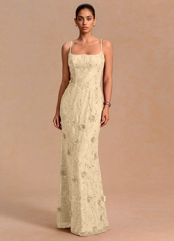 Althea Cream Maxi Dress image1