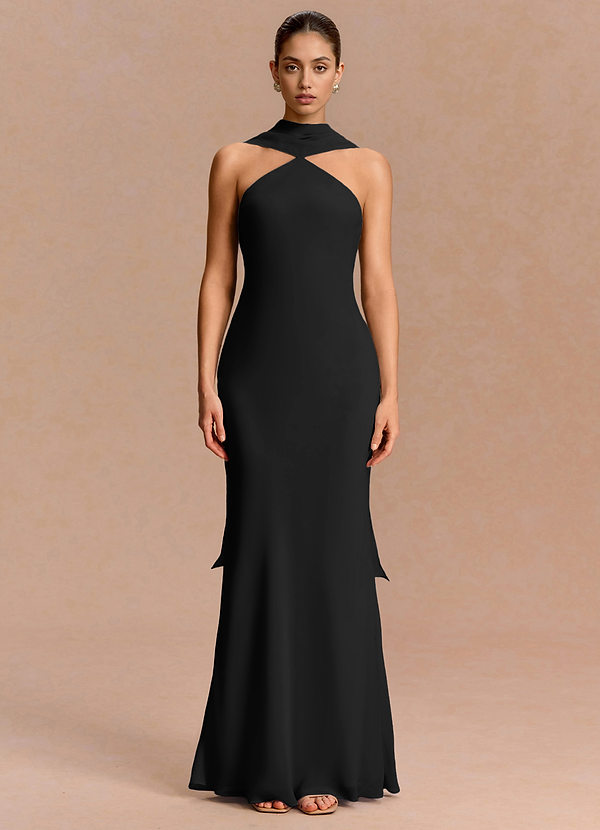 Clodagh Black Maxi Dress image1