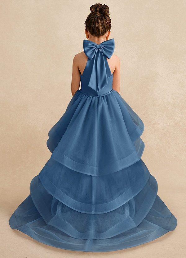 Azazie Bev Flower Girl Dresses Twilight A-Line Convertible Tulle Dress image1