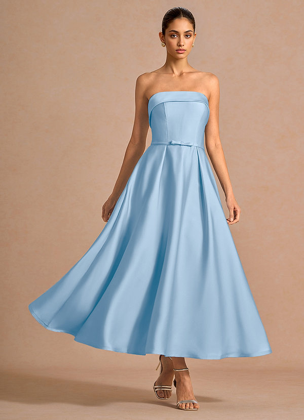 Robe Longue Bleu Brumeux Rhoswen image1