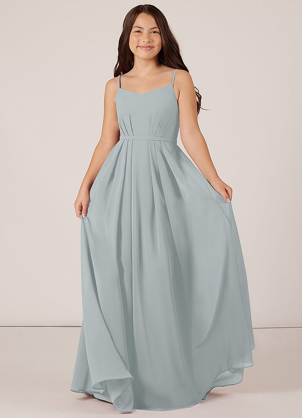 Dolphin Grey Azazie Everest Junior Bridesmaid Dresses Azazie