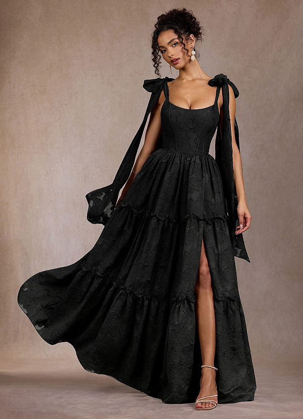 Vestido Negro Largo Vilma image1
