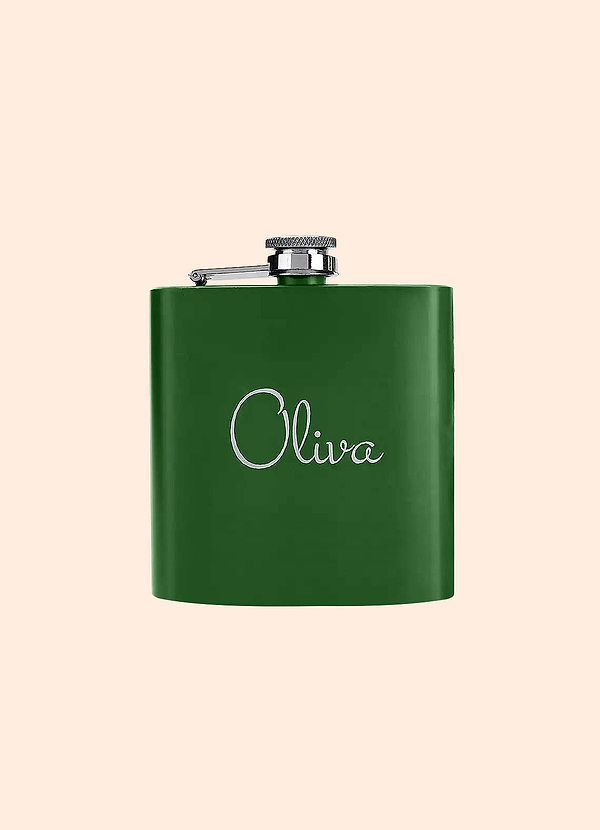front Personalized Flasks For Bridesmaid Gifts
