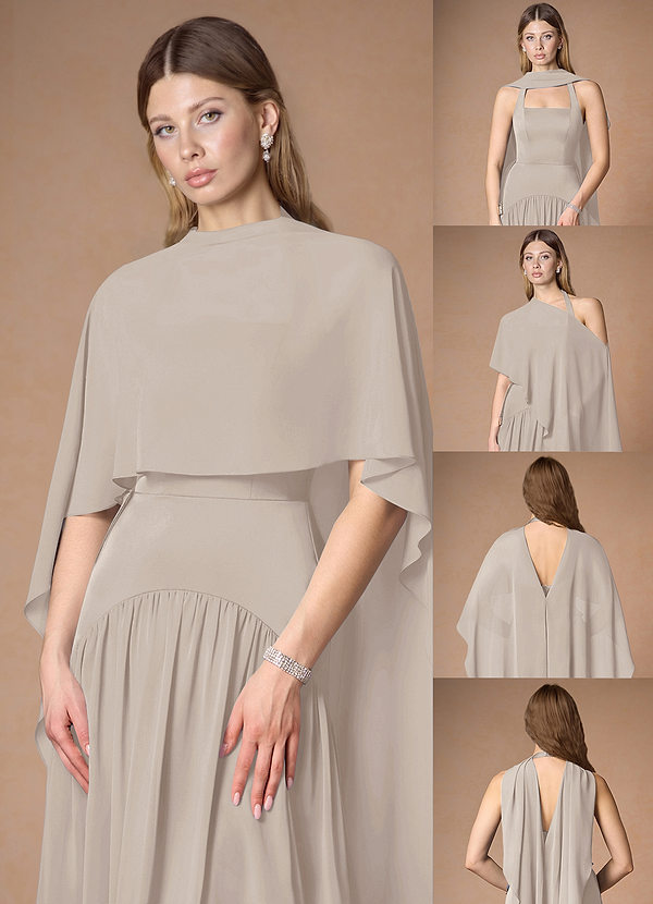 front Châle transparent de soirée multi-styles de couleurs assorties