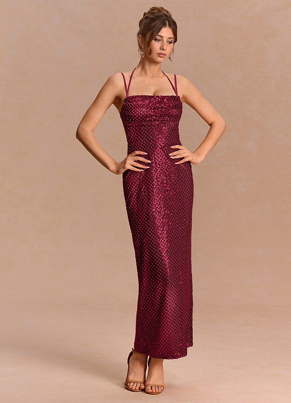 Robe Maxi Bourgogne Constance image1