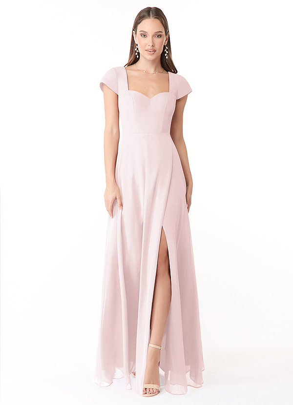 Blushing Pink Azazie Hainsly Bridesmaid Dresses Azazie