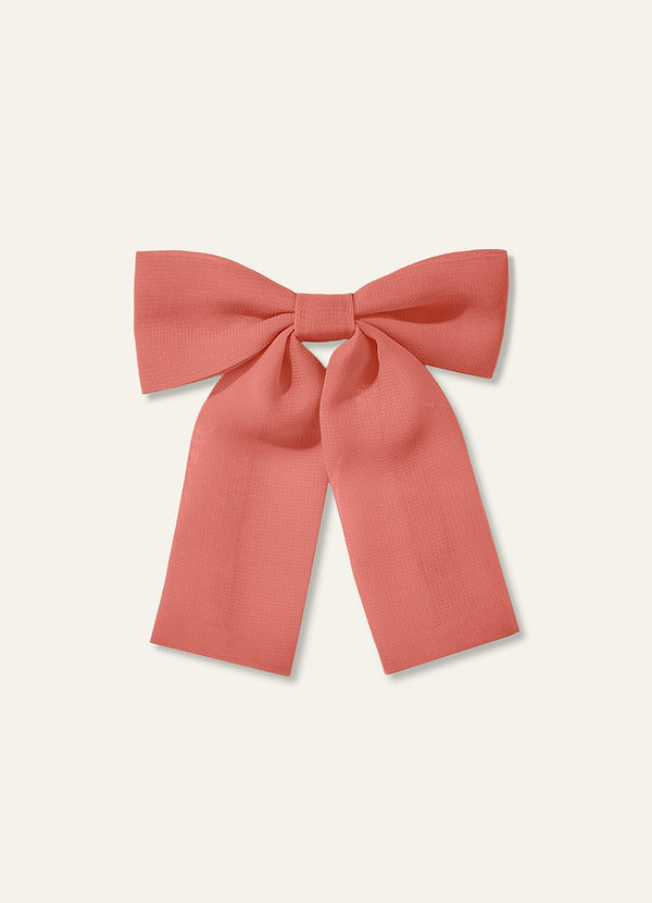 front Girls Chiffon Bow Hair Clip