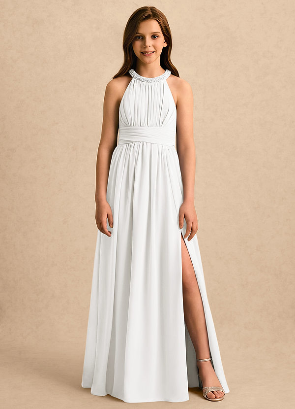 Azazie Aria Girls Formal Sukienki dla dziewczynek sypiących kwiaty  image1