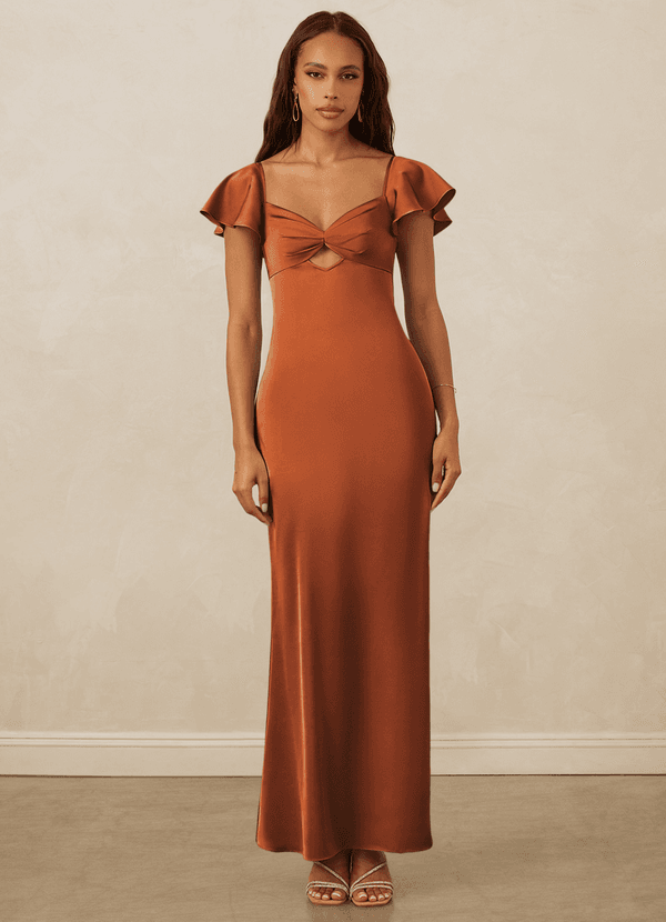 Christian Siriano Bridal for Azazie 1005 Brautjungfernkleider Etui Herzausschnitt Stretch-Satin Kleid Kanel image1