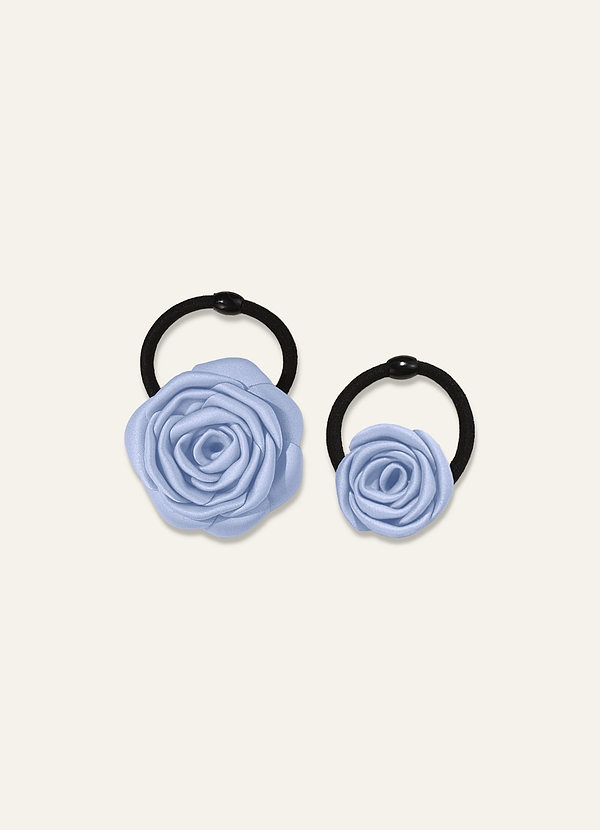 front Conjunto de 2 gomas para el pelo Darling Poise Ivory Flower