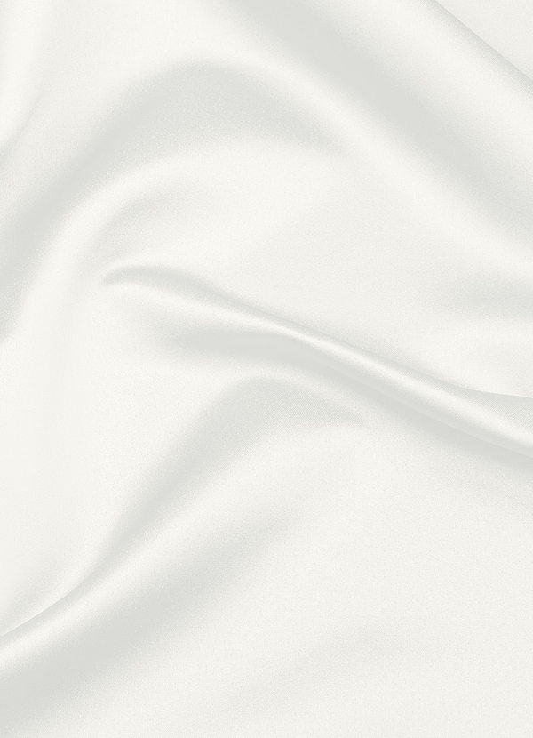 front Azazie Frost Matte Satin Fabric By the Yard